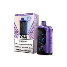Load image into Gallery viewer, Crazy Berry Ria NV30K Vape Disposable 30000 Puffs