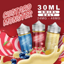 Load image into Gallery viewer, Custard Monster Swirl Salt E Liquid 30ML