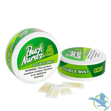Load image into Gallery viewer, Double Mint Pouch Nurdz Nicotine Pouches 20 Pouches per can