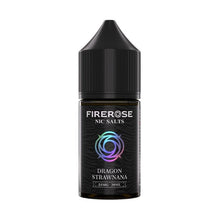 Load image into Gallery viewer, Dragon Strawnana / 25 MG Firerose Nic Salt E Liquid Juice Bottle 30ml