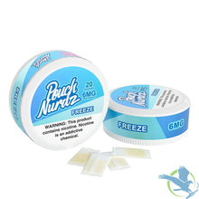 Load image into Gallery viewer, Freeze Pouch Nurdz Nicotine Pouches 20 Pouches per can