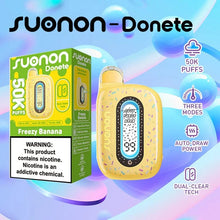 Load image into Gallery viewer, Freezy Banana Suonon Donette 50K Disposable Vape