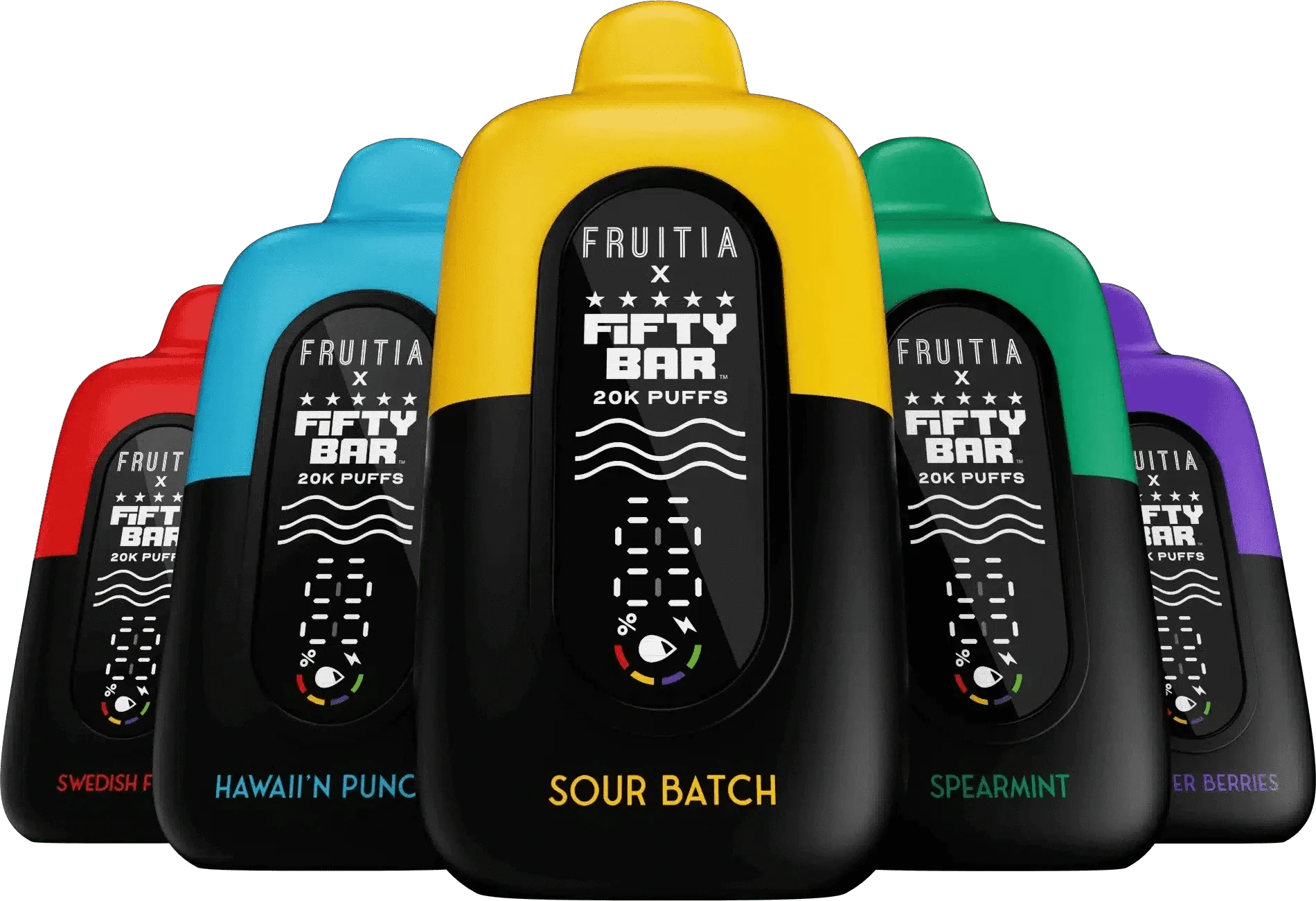 Sour Rainow Fifty Bar Fruitia Disposable Vape 20K Puffs Sour Rainow Fifty Bar Fruitia Disposable Vape 20K Puffs
