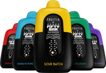 Load image into Gallery viewer, Sour Rainbow (New August 2025) Fruitia x Fifty Bar Vape 20K Disposable