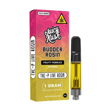 Load image into Gallery viewer, Fruity Pebblez Hybrid Juicy Kush Budder Rosin Cartridge 1gm THCP