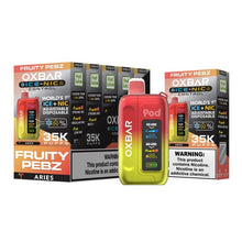 Cargar imagen en el visor de la galería, Fruity Pebz (Aries) Pod Juicee Oxbarr Ice Control 35K Disposable