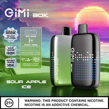 Cargar imagen en el visor de la galería, Sour Apple Ice Gimi 30k vape