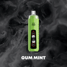 Load image into Gallery viewer, GUM MINT / SINGLE AL FAKHER CROWN BAR CRYSTAL BIG CLOUD DISPOSABLE VAPE 8000