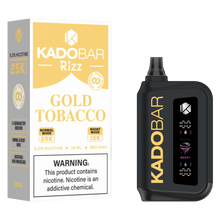 Load image into Gallery viewer, Gold Tobacco Kado Bar Rizz 25K