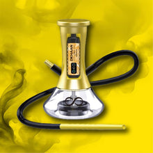 Load image into Gallery viewer, Gold Dkhaan Portable Hookah