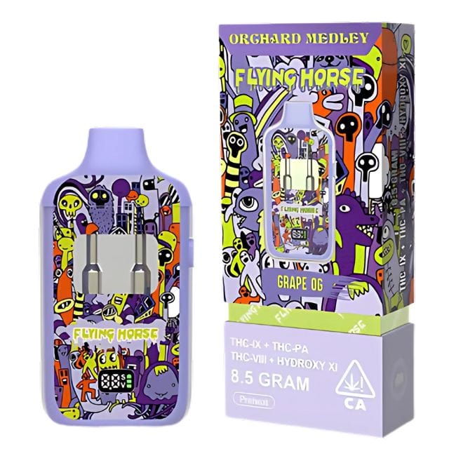 Order Flying Horse Orchard Medley Disposable Vape 8.5GM Order Flying Horse Orchard Medley Disposable Vape 8.5GM