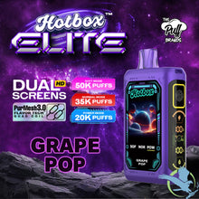 Cargar imagen en el visor de la galería, Grape Pop Hotbox Elite Disposable Vape upto 50K