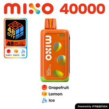 Load image into Gallery viewer, Grapefruit/Lemon Ice FreeMax Mixo 40K Disposable Vape Dual Flavor