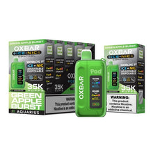 Cargar imagen en el visor de la galería, Green Apple Burst (Aquarius) Pod Juicee Oxbarr Ice Control 35K Disposable
