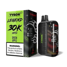 Load image into Gallery viewer, Green Apple Tyson 2 Legend Disposable Vape 30000 Puffs 30K