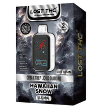 Load image into Gallery viewer, Hawaiian Snow Sativa Lost THC CB9A THCP Liquid Diamond Disposable Vape 2gm
