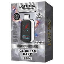 Load image into Gallery viewer, Ice Cream Cake Indica Lost THC CB9A THCP Liquid Diamond Disposable Vape 2gm