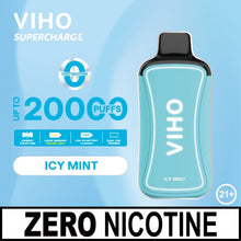 Load image into Gallery viewer, Icy Mint / 0 mg Viho Supercharge 0% Zero Percent 20K Disposable Vape