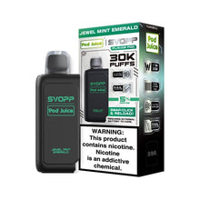Load image into Gallery viewer, Jewel Mint Emerald (Pod Only) Pod Juiceee SVOPP 30k Disposable Flavor Pod and Battery