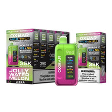 Cargar imagen en el visor de la galería, Jolly Watermelon (Libra) Pod Juicee Oxbarr Ice Control 35K Disposable