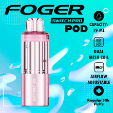 Load image into Gallery viewer, Juicy Peach Ice Foger Switch Pro Kit Disposable 30K