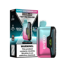 Load image into Gallery viewer, Juicy Watermelon Oxbar Astro Maze 50K Vape Disposable 50000 Puffs