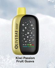Cargar imagen en el visor de la galería, Kiwi Passion Fruit Guava Olive Bar Ice 50K Disposable Vape