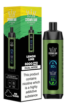 Load image into Gallery viewer, Lemon Lime / Single Al Fakher Crown Bar Vape 8000 Puffs