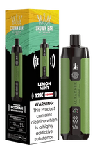 Load image into Gallery viewer, Lemon Mint Crown Bar 12K Sound Al Fakher Disposable Vape