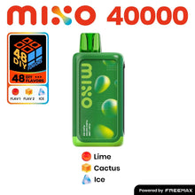 Load image into Gallery viewer, Lime/Cactus Ice FreeMax Mixo 40K Disposable Vape Dual Flavor