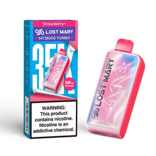 Load image into Gallery viewer, Strawberry+ Lost Mary MT35000 Turbo Disposable Vape