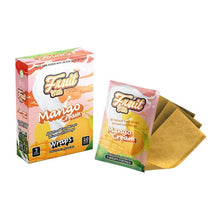 Load image into Gallery viewer, Mango Cream Fruit Cuts Wraps By Leaf Palms Mango cuts 3 Wraps per pack