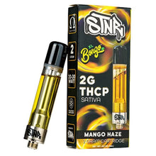Load image into Gallery viewer, Mango Haze (Sativa) STNR THCP XL BONGO 2GM CARTRIDGE