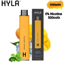 Cargar imagen en el visor de la galería, Mango + Mentha Hyla Dopa Disposable Vape 4500 Zero Nic