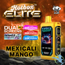 Cargar imagen en el visor de la galería, Mexicali Mango Hotbox Elite Disposable Vape upto 50K