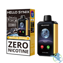 Load image into Gallery viewer, Mexican Mango Hello Synix Zero Nicotine Disposable 30000 30K