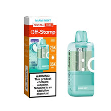 Cargar imagen en el visor de la galería, ( Pod Only ) - Charger Kit Required / Miami Mint (Crystal Cube) Off Stamp X Cube Crystal Cube 35K