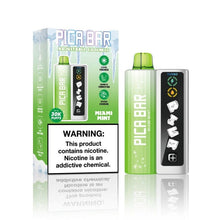 Load image into Gallery viewer, Miami Mint (Adjustable Coolness) Pica Bar Tuning Vape Disposable 30K FULL KIT