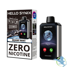 Load image into Gallery viewer, Miami Mint Hello Synix Zero Nicotine Disposable 30000 30K