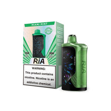 Load image into Gallery viewer, Miami Mint Ria NV30K Vape Disposable 30000 Puffs