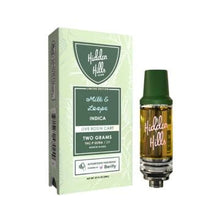 Load image into Gallery viewer, Milk & Loops Indica Hidden Hills Busin Blend Cartridge 2GM