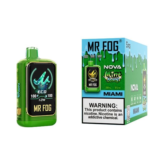 Mr Fog Nova Mint Steezy 25K Disposable Vape Mr Fog Nova Mint Steezy 25K Disposable Vape