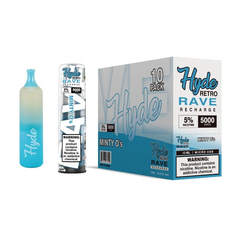 Buy Minty O's Flavor Vape Hyde Rave Recharge 5000 Disposable