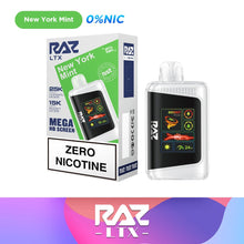 Load image into Gallery viewer, New York Mint Razzz 25K Zero Nicotine Disposable Vape 0%