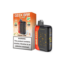 Load image into Gallery viewer, PEACH JAM (JAM EDITION) / SINGLE Geek BAR PULSE X DISPOSABLE VAPE