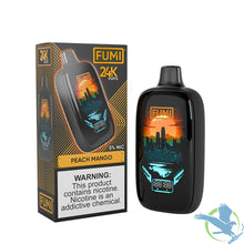 Load image into Gallery viewer, Peach Mango / 0% Fumi Disposable Vape 24K 0% 2% 5% Nicotine