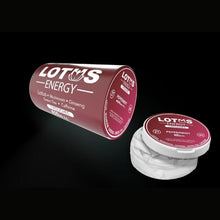 Load image into Gallery viewer, Peppermint Lotus Energy Mushroom Pouch Cans 70mg Per Pouch