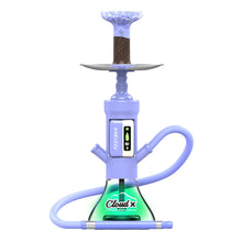 Load image into Gallery viewer, Periwinkle Purple Cloud X by Ploox Hybrid Hookah Kit
