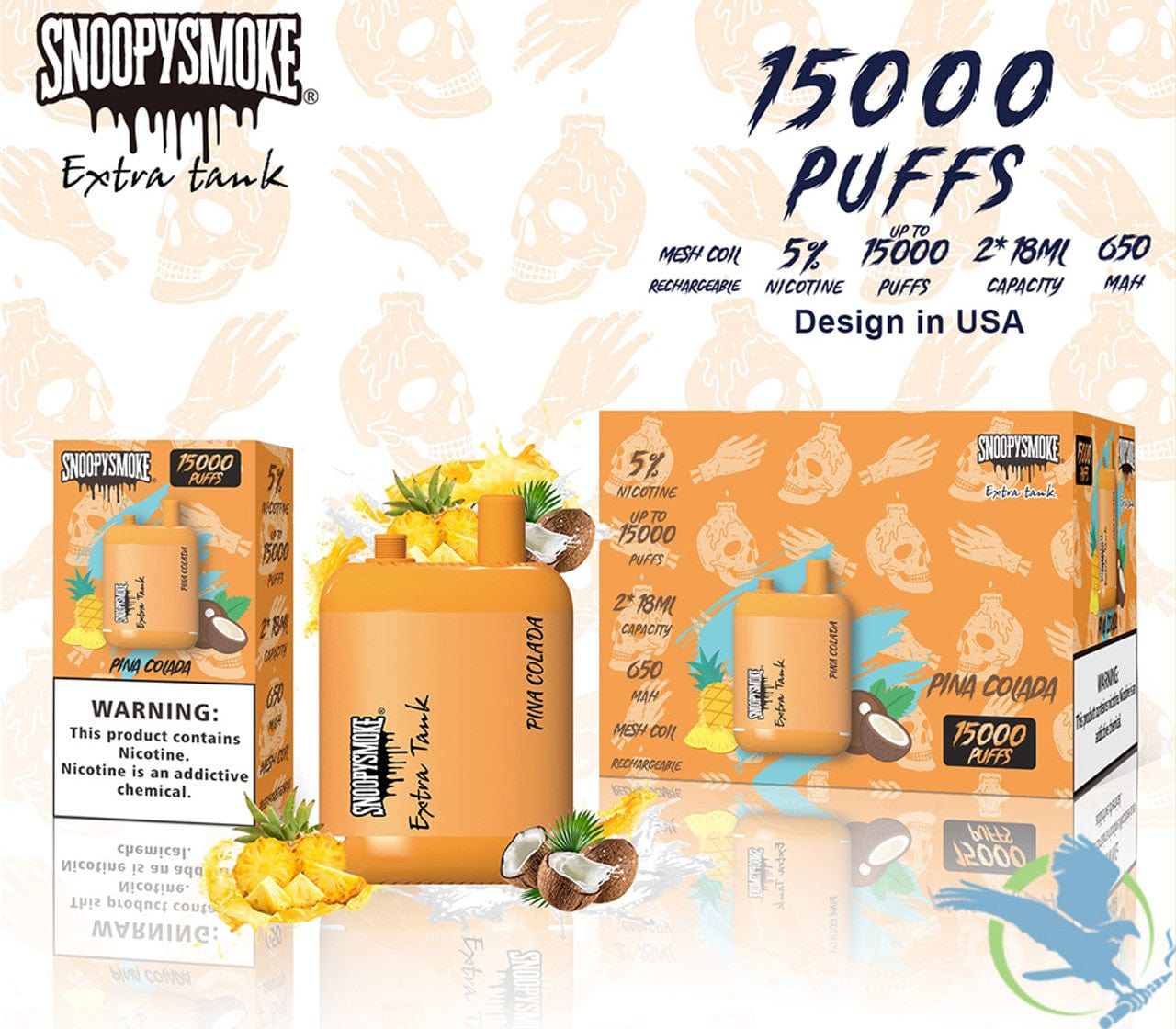 Pina Colada Snoopy Smoke Disposable Vape15.99
