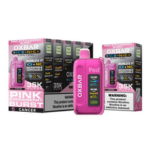 Cargar imagen en el visor de la galería, Pink Strawberry Burst (Cancer) Pod Juicee Oxbarr Ice Control 35K Disposable